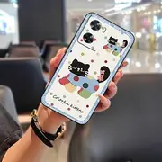 Phone Case Compatible with Oppo A57 4G 2022/A57S 4G/A57E 4G/A77 4G/A77S, Full wrap Dirt-Resistant Cell Phone Sleeve Phone Pouch Cute Graffiti