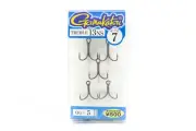 Gamakatsu Treble Hook Treble 13 Black Size 7 (1125)