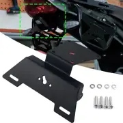 Black License Number Plate Bracket For Triumph Scrambler 400X Speed T4 2023-25