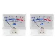 2pcs P-55 High-precision VU Meter Head Audio DB Level Power Amplifier