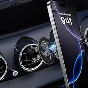 GaoBao for Magnetic Car Phone Holder, [Easily Install] Air Vent Mobile Holder for Car Case with 360 Rotatable Car Holder for iPhone and Android Phones, Black/Grey