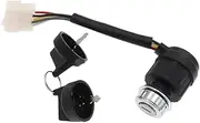 5 Pin JK425-2 Ignition Lock Start Switch Key Compatible with KGE6500E Generator and Similar Models