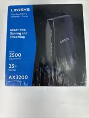 Linksys AX3200 Dual-Band WiFi 6 EasyMesh Router (E8450) - FACTORY SEALED - SALE!
