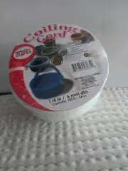 HTF Pepperell Crafts Coiling Cord-Baskets/Jewelry/Rug Making -1/4"/6mm X 180 Ft
