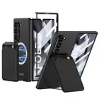 Magnetic Card Holder Case Screen Protector Case for Samsung Galaxy Z Fold5/Fold6