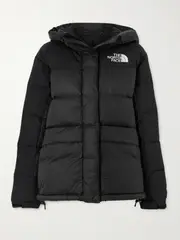 [The North Face] The North Face - Himalayan Hooded Twill And Padded Quilted Recycled-ripstop Jacket - Black - x large x large Black
