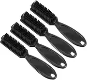 PACKOVE 4pcs Hair Styling Brush Taper Fade Soft Nylon Hair Clipper Maintenance Brush for Home Salon Barber Use Versatile Grooming Accessory
