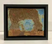 William Wray Abstract Ceramic Framed Tile
