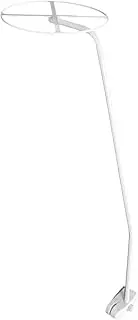 Kisangel 1 Set Net Bracket Mesh Pole Crib with Canopy Stnad Crib Mobile Arm Crib Net Holder Vail Playset Accessories Net Accessories White Round Grid Rack Steel Baby