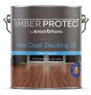 Timber Protect ONE COAT WATER BASED DECKING OIL 4L Water Based, Low Odour