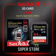 SanDisk Extreme Pro 64GB SD Card Memory Class10 Fast Memory DSLR Camera Video 4K