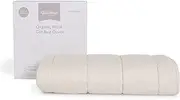 The Little Green Sheep Organic Wool Cot Bed Duvet for Toddlers - Hypoallergenic and Naturally Temperature Regulating - 120 x 140cm