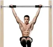 "Pull Up Bars For Home Workout -Chin Up Bar Gym Accessories Anti-skid Grip, Strength Training Exercise Bar- Pullup Bar Red