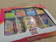 Brand New Pokemon 151 Costco Exclusive Sealed 5 Pack Mini Tins with 4 Promos