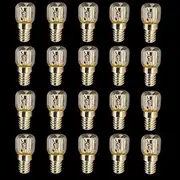 7W Light Bulbs for Himalayan Salt Lamps, Selenite Lamps, Table Lamps, Fridges, Oven (E14 SES 220-240v)