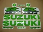 Decals for Suzuki GSXR 600 custom lime green stickers graphics set poison gsx-r