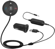 Bluetooth Car Kit for Handsfree Talking Music Streaming Wireless Audio Receiver