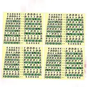 TOYANDONA Master Fretboard Notes 10pcs Guitar Fretboard Sticker Pack for Acoustic Electric Guitar Learning