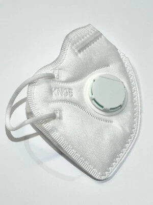N95 Resporatory 6 Layer Filter Face Masks With Breathing Valve P2 - 5 Pack