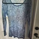 Light blue burned out long sleeved top from Universal Studio Store NWT xlarge