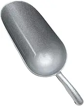 Vaguelly 1pc Zinc Alloy Flour Shovel Multipurpose Food Scoop for Kitchen Lightweight and Kitchen Supply for Flour Tea Dried Fruits Easy to Clean Silver