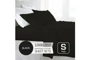 Black 1000TC Egyptian Cotton Sheet Set