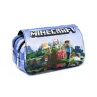 Minecraft Large Capacity Pencil Case Double Sided Pouch Box Kid Back to School