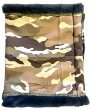 Fleece Neck Warmer Gaiter Scarf Outdoor Ski Hunting Break Up Camouflage NEW