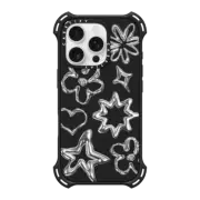 iPhone 16 Pro Bounce Case MagSafe Compatible Chrome Doodles