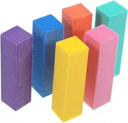 GANAZONO Fingernail Files Block Pcs Reusable Nail Files Double Sided Grit Buffing Strips for Manicure Pedicure Nail Art