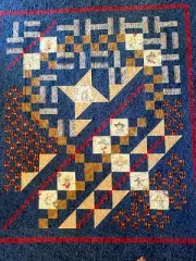QUILT MADE FOR A COWBOY OR WESTERN DECOR WITH MODA FABRIC 63” X 72” ALL COTTON