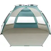 Pop Up Beach Tent for 4 Person - Easy Setup and Portable Beach Shade Sun Canopy