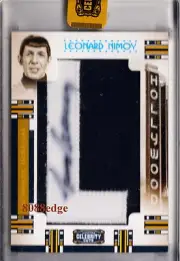 2008 AMERICANA LETTER PATCH AUTO: LEONARD NIMOY #40/44 AUTOGRAPH STAR TREK/SPOCK