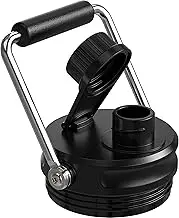 Jmoe USA Improved Jug Lid for RTIC Half Gallon and One Gallon Jugs | Replacement Lid With Upgraded Features, Better Cap, Rubber Grip, Thicker Steel, and Better Gasket | Made of BPA Free Plastic