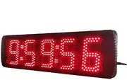 Huge 22.4" Inch Large Big Oversized Digital LED Clock for Marathon Or Running Events, 5 Inch 5-Digit LED Display, with Remote Control, Not Waterproof