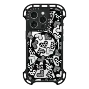 iPhone 16 Pro Ultra Bounce Case MagSafe Compatible HEARTS BLACK BY ROMERO BRITTO