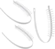 HEALEEP 3pcs Machine Cleaner Brush Set Long Handle Washing Machine Cleaning Brush for Drum Rv Washers Easy Cleaning Tool