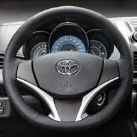 在飛比找樂天市場購物網優惠-豐田方向盤套真皮手縫 WISH RAV4 VIOS ALTI