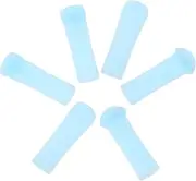 Ear Wax Removal Tips Replacement, 6pcs Visual Ear Scoop Cover Silicone Ear Cleaner Tips for Ear Wax Removal Ear Cleaner Tips for Earwax Removal, Blue