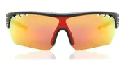 Salice 006 RW NERO/RW ROSSO Men's Sunglasses Black Size 138