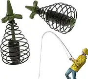 Fishing Bait Feeder Basket - Fishing Trap Carp Lure Feeder Basket | Fish Gear Accessories Strong Rustproof Replacement for Adults Enthusiasts Professionals