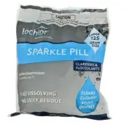 Sparkle pill pool clarifier tablet flocculent lochlor pool maintain clear water