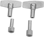 HOMSFOU Universal Clock Key Mechanical Clock Maintenance Kit Wind up Key Knobs