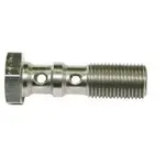Aeroflow Double Banjo Bolt 7/16-20 Stainless 30mm Long - AF305-04
