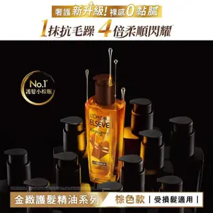 【LOREAL Paris 巴黎萊雅】金緻護髮精油100ml(★)