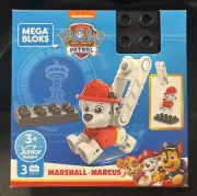 Mega Bloks Paw Patrol Marshall Marcus Figure HDJ30- 3 Pieces - Brand New