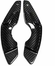 Car Steering Wheel Shift Paddles for is IS200 IS300 NX NX200t NX300t RC RC200t RC350 2014-2017 Carbon Fiber Car Steering Wheel Shifte Paddle Accessories HTEOPOEKFR(Black)