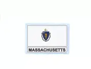 Patch Badge Printed Flag USA Massachusetts