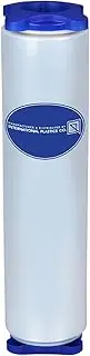 International Plastics Co. 17" Plastic Stretch Film/Wrap 1200ft 500% Stretch Clear Cling Durable Adhering Packing Moving Packaging Heavy Duty Shrink Film (Handle Products, 1 Roll - Tensions Handles)