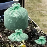 Stout EcoSafe-6400 Compostable Compost Bags 1.1mil 30 x 39 Green 48/Box E3039E11